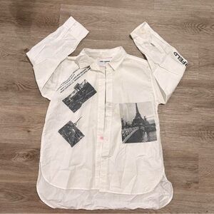 Karl Lagerfield Paris Limited Edition button down shirt. Size MEDIUM